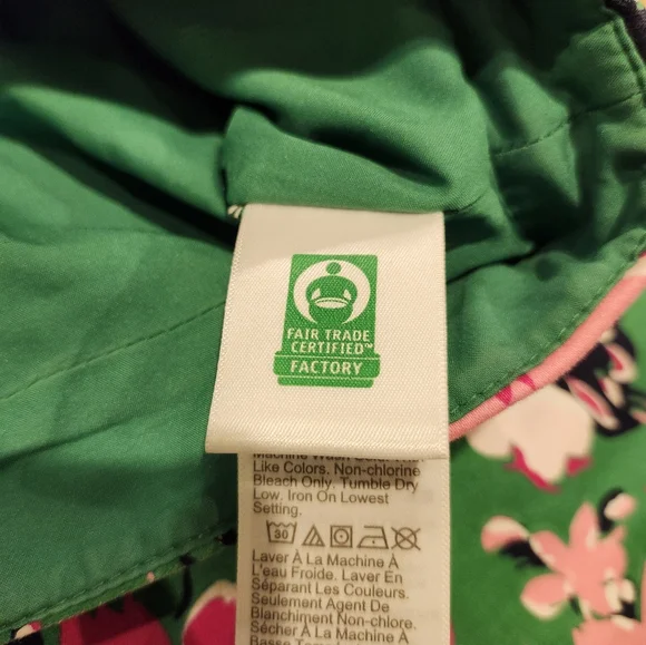 J Crew Vibrant Green Pink Floral Print Pencil Skirt Size 12 - Picture 7 of 9